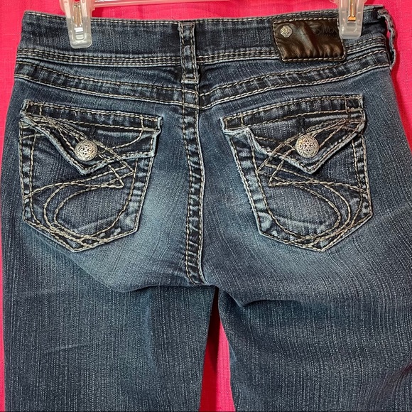 SILVER SUKI LOW RISE BOOTCUT SIZE 26 - Picture 12 of 14